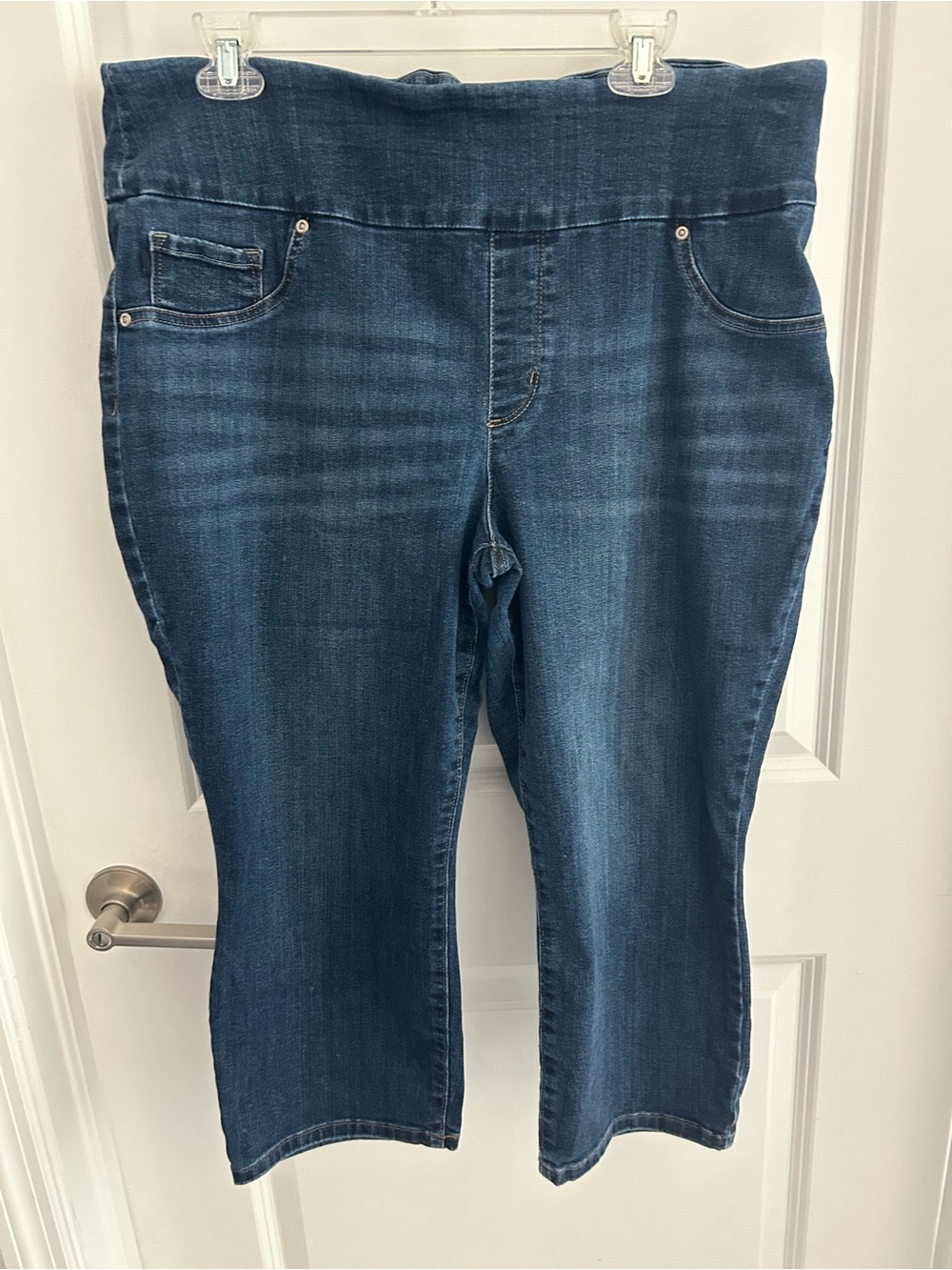 Lee slim fit Dark Blue Women's Stretch Panel Jeans Sz 18